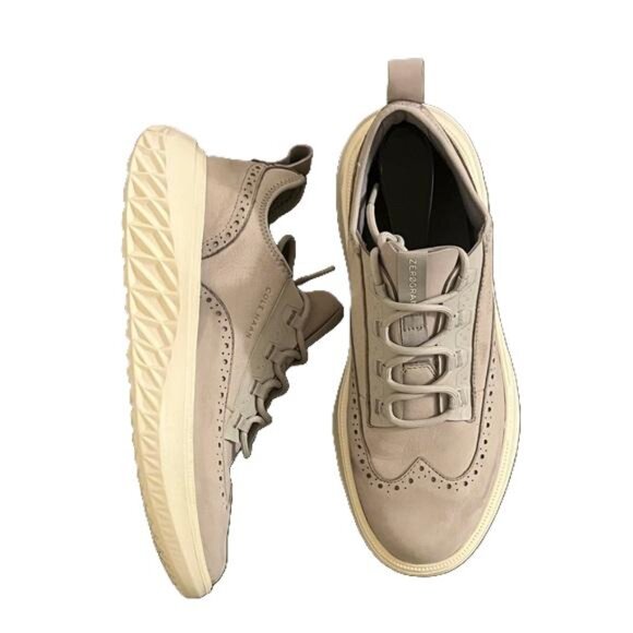 Cole Haan ZeroGrand Nubuck Gray Sneakers - Picture 3 of 5